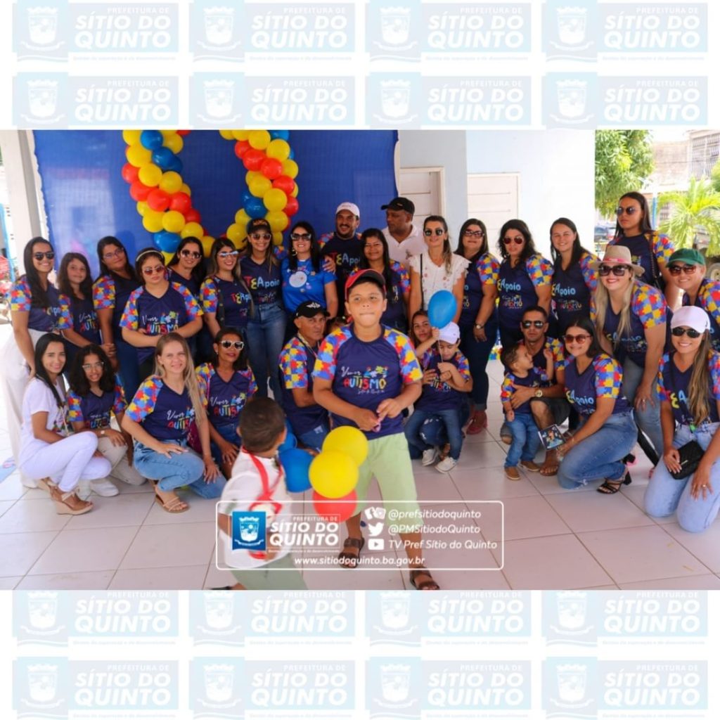 Gestão Municipal de Sítio do Quinto promove 2ª caminhada de conscientização do autismo Gestão Municipal de Sítio do Quinto promove 2ª caminhada de conscientização do autismo