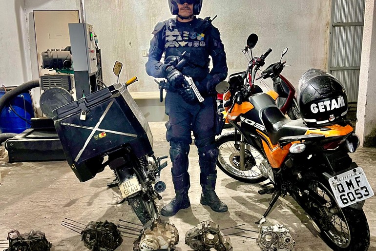 Polícia Militar prende proprietário de oficina na Zona Oeste de Aracaju por suspeita de roubo de peças de veículos Polícia Militar prende proprietário de oficina na Zona Oeste de Aracaju por suspeita de roubo de peças de veículos