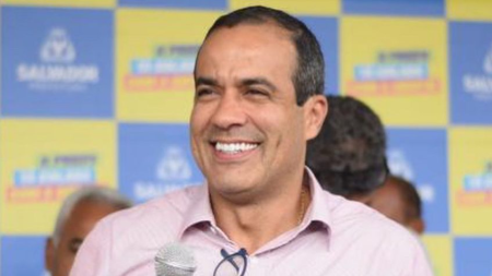 Prefeito Bruno Reis lidera corrida eleitoral em Salvador com 64% das intenções de voto, aponta pesquisa do Instituto Paraná