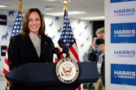 Rápida adesão a Kamala Harris confunde campanha republicana e turbina arrecadação democrata