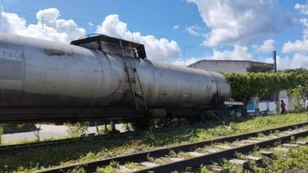 Trem da VLI descarrila em Pojuca sem feridos, 41 anos após tragédia no município