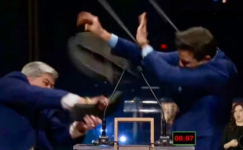Datena diz não se arrepender de agressão durante debate; Marçal minimiza cadeirada Datena diz não se arrepender de agressão durante debate; Marçal minimiza cadeirada