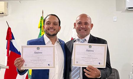 Yuri Andrade é diplomado prefeito reeleito de Pedro Alexandre