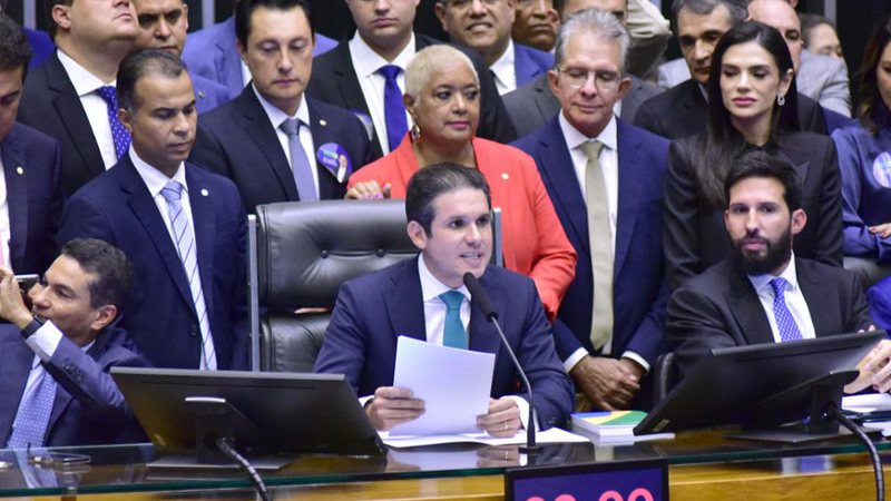 Hugo Motta é eleito presidente da Câmara dos Deputados Hugo Motta é eleito presidente da Câmara dos Deputados