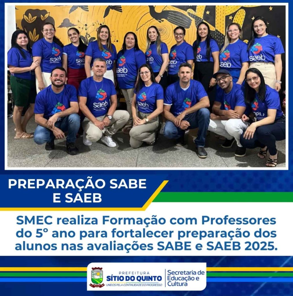 Sitio do Quinto oferece Formação com Professores Sitio do Quinto oferece Formação com Professores