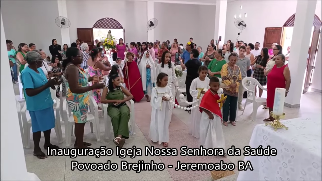 Comunidade do Brejinho em Jeremoabo celebra inauguração da Igreja de Nossa Senhora da Saúde