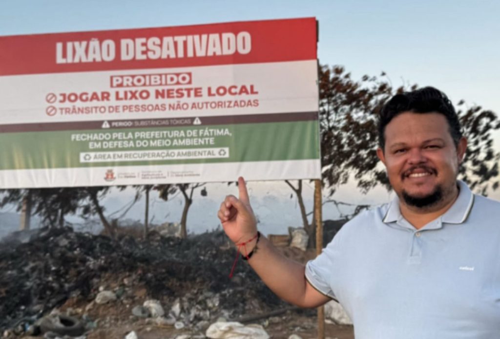O município Fátima, sai na frente e torna-se o primeiro município do semiárido baiano a desativar o seu lixão O município Fátima, sai na frente e torna-se o primeiro município do semiárido baiano a desativar o seu lixão