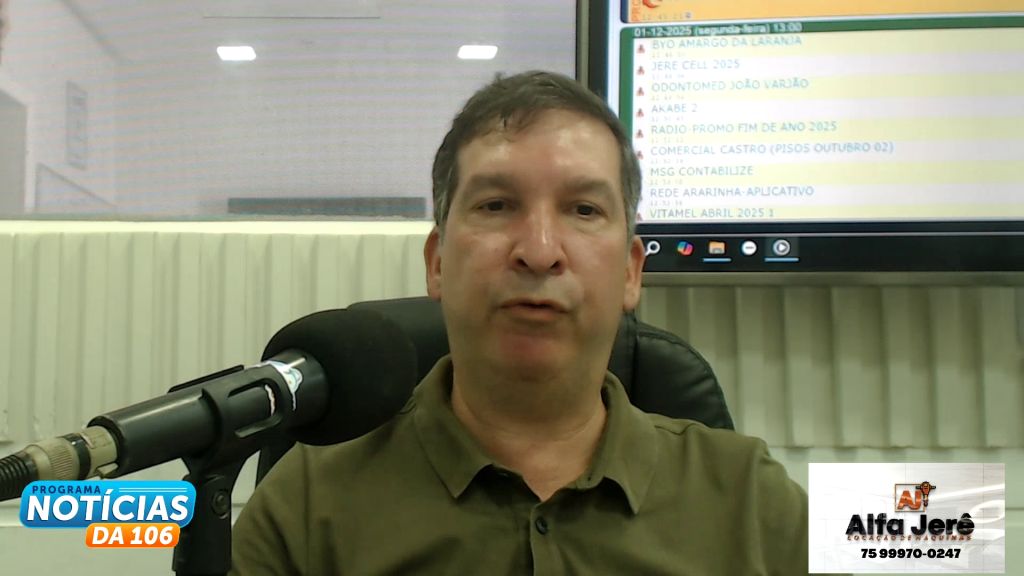 Carlinho Sobral destaca trajetória política, obras estruturantes e pré-candidatura a deputado estadual em entrevista à Jeremoabo FM no Notícias da 106 Carlinho Sobral destaca trajetória política, obras estruturantes e pré-candidatura a deputado estadual em entrevista à Jeremoabo FM no Notícias da 106
