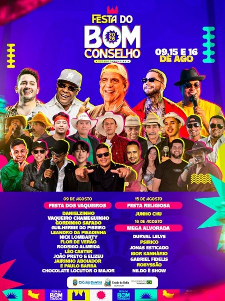 Festa do Bom Conselho reúne tradição, fé e cultura em Cícero Dantas Festa do Bom Conselho reúne tradição, fé e cultura em Cícero Dantas